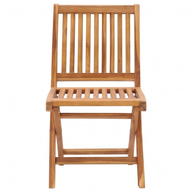 2 Pcs Garden Chairs Anthracite Cushions Solid Teak Wood Image 4