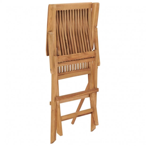 Garden Chairs With Anthracite Cushions 2 Pcs Solid Teak Wood Image 6