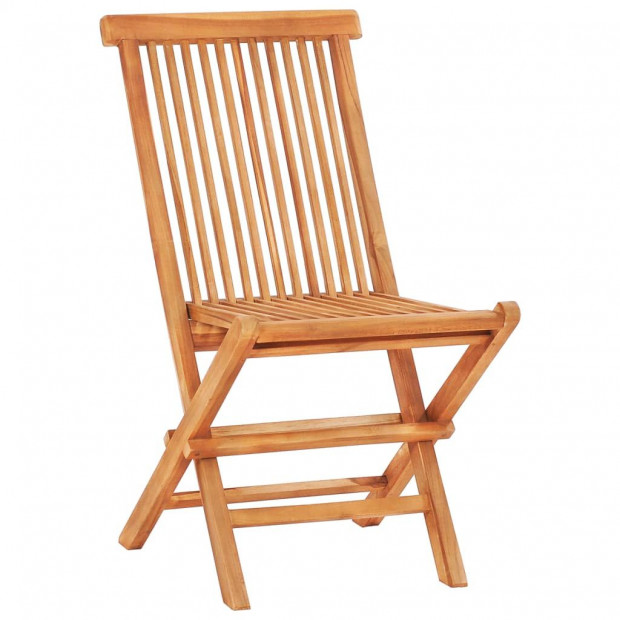 3 Piece Bistro Set With Anthracite Cushions Solid Teak Wood Image 3