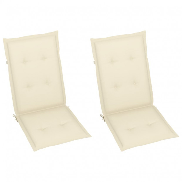 Rocking Chair With Cushions Grey Solid Acacia Wood Image 6