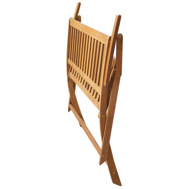 Garden Bench With Cushion Solid Acacia Wood 120 Cm Image 4