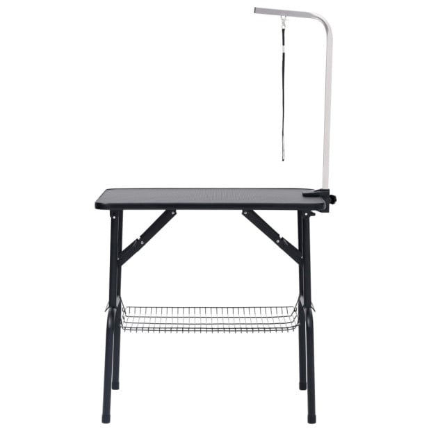 Adjustable Dog Grooming Table With 1 Loop And Basket Image 3