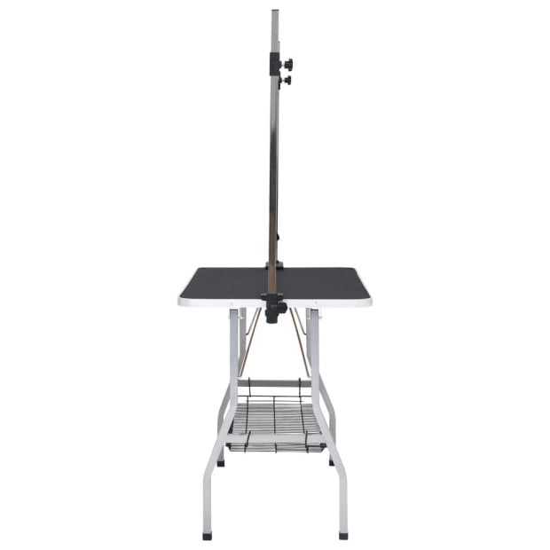 Dog Grooming Adjustable Table With 2 Loops And Basket Image 4