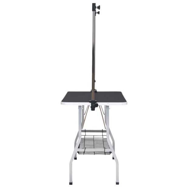 Adjustable Dog Grooming Table With 2 Loops And Basket Image 4
