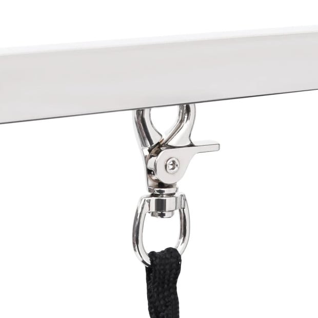 Adjustable Dog Grooming Table With 2 Loops And Basket Image 7
