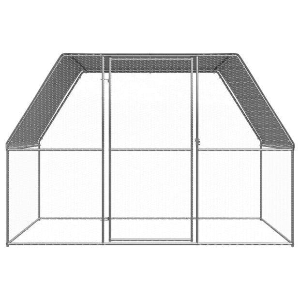 Outdoor Chicken Cage 3m x 2m x 2m Galvanised Steel Image 2
