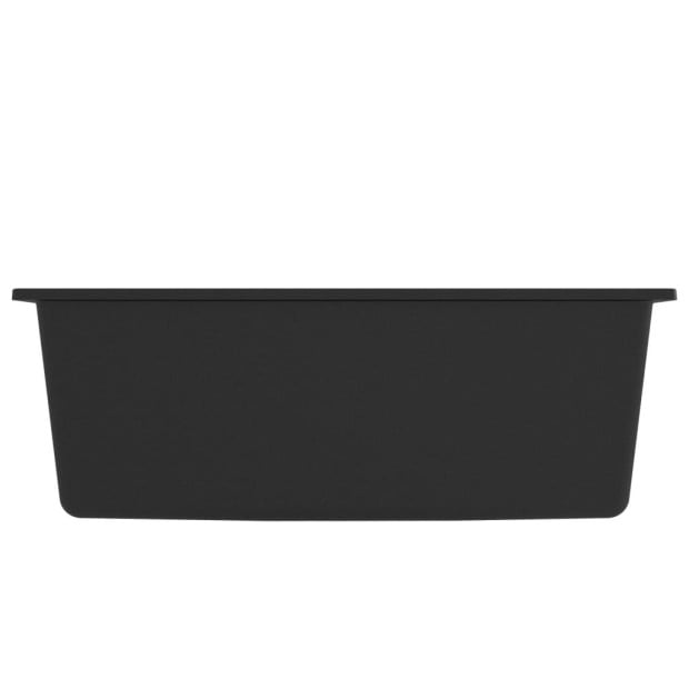 Kitchen Sink With Overflow Hole Black Granite 530 x 500 x 203 mm Image 5