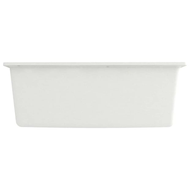 Kitchen Sink With Overflow Hole White Granite Image 5