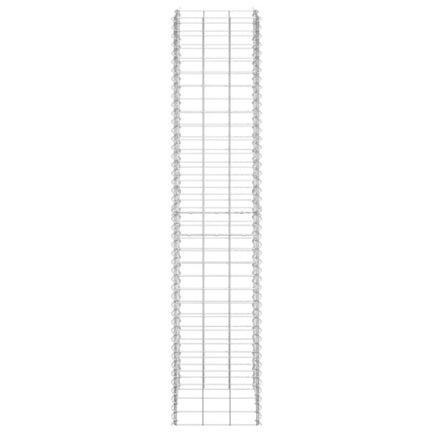 Gabion Raised Beds 3 Pcs 30x30x150 Cm Iron Image 4