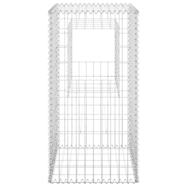Gabion Basket Posts 2 Pcs 50x50x100 Cm Iron Image 4