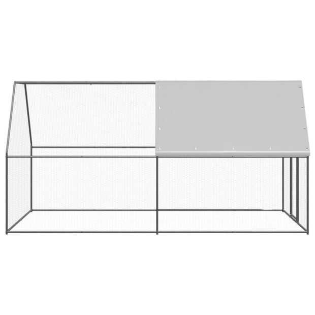 Outdoor Chicken Cage 2m x 2m x 2m Galvanised Steel Image 3