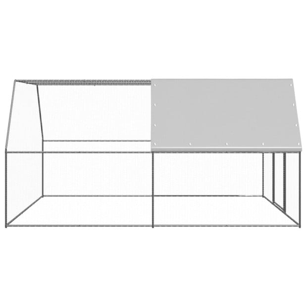 Outdoor Chicken Cage 3m x 2m x 2m Galvanised Steel Image 3