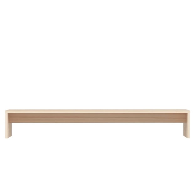 Monitor Stand 100x27x15 Cm Solid Wood Pine Image 5