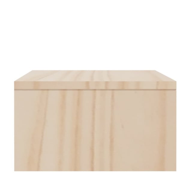 Monitor Stand 100x27x15 Cm Solid Wood Pine Image 6