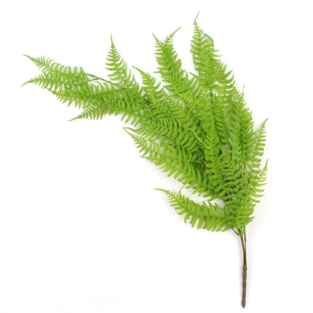 Hanging Fresh Green Boston Fern UV Resistant 80cm Image 2