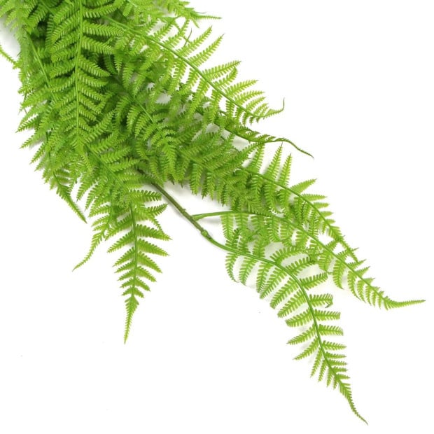 Hanging Fresh Green Boston Fern UV Resistant 80cm Image 6