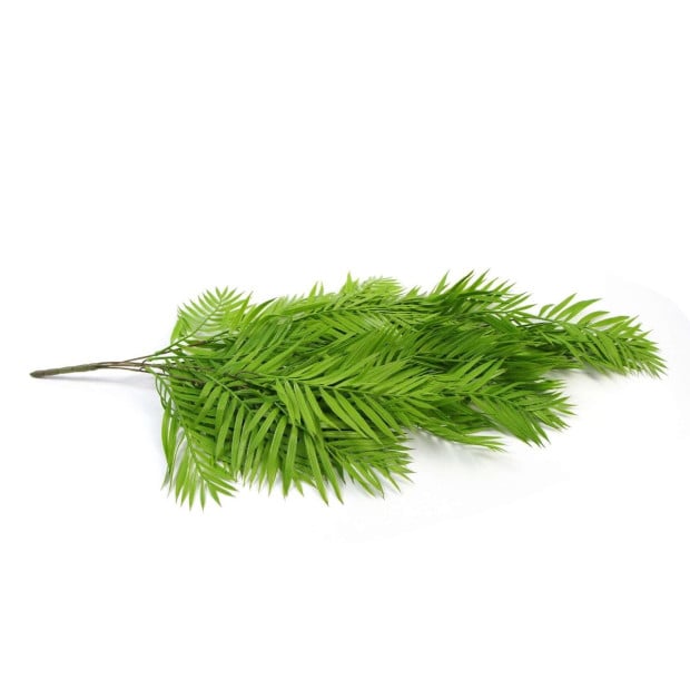 Hanging Fresh Green Bamboo Leaf Fern UV Resistant 80cm Image 3
