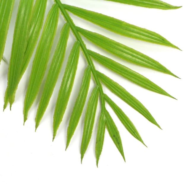 Hanging Fresh Green Bamboo Leaf Fern UV Resistant 80cm Image 6