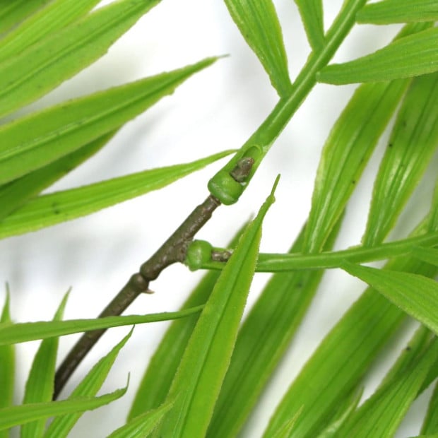 Hanging Fresh Green Bamboo Leaf Fern UV Resistant 80cm Image 7