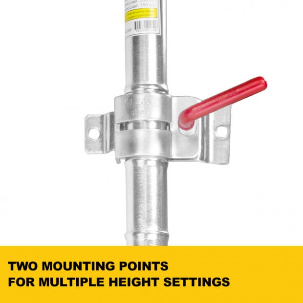 AL-KO 10in Ratchet Jockey Wheel for Trailers & Caravans Image 11