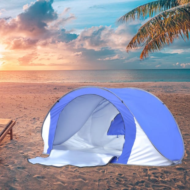 Pop Up Tent Beach Camping Tents 2-3 Person Hiking Portable Shelter Image 8