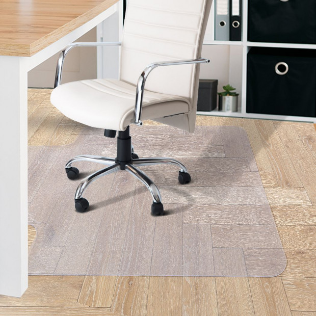 Chair Mat Carpet Hard Floor Protectors PVC Home Mats No Pin Image 8
