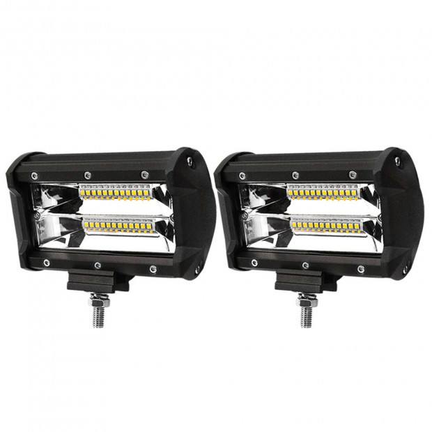 2x 5inch LED Work Light Bar Flood Beam Reverse Driving Offroad 4WD