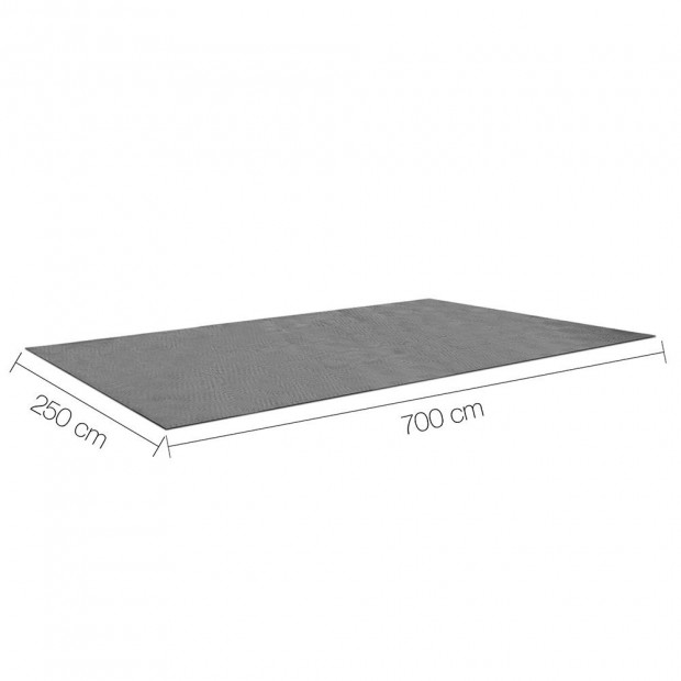 Heavy Duty Annex Matting 7 x 2.5M Grey Image 2