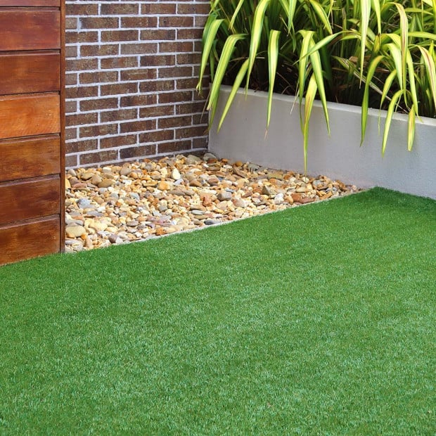 20 SQM Artificial Grass Synthetic Artificial Turf Flooring 15mm Olive Image 9