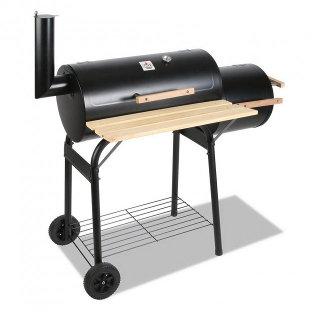 2-in-1 Offset BBQ Smoker