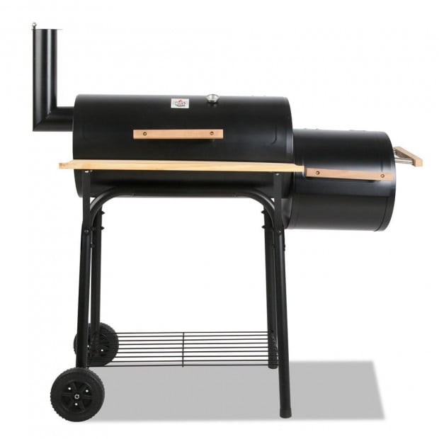 2-in-1 Offset BBQ Smoker Image 8