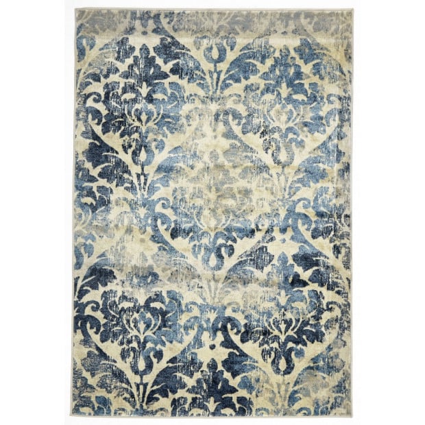 Gloria Stunning Rectangular Floor Rug Bone