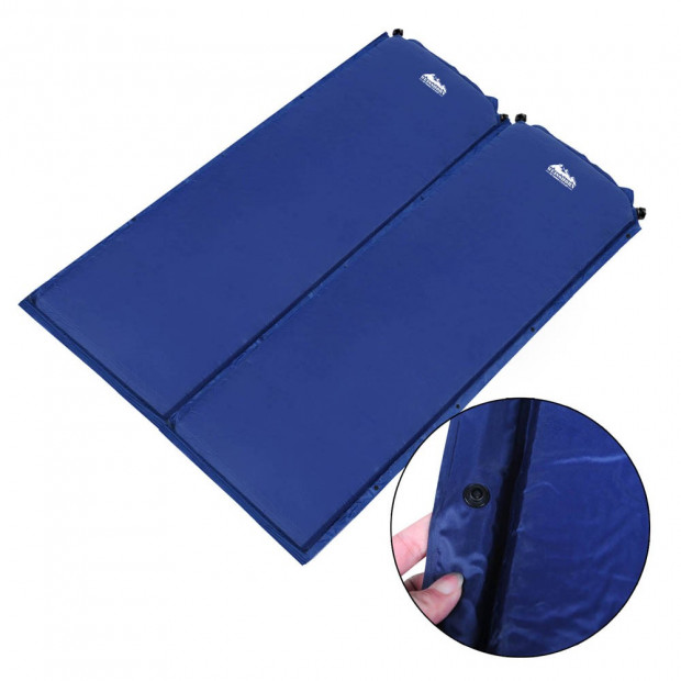 Self inflating Mattress Single 6cm Blue Image 4
