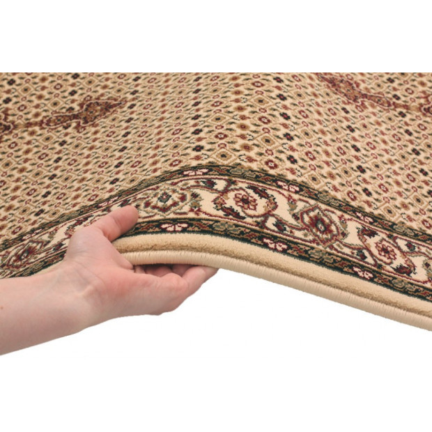 Stunning Formal Oriental Design Rectangular Floor Rug Cream Image 2