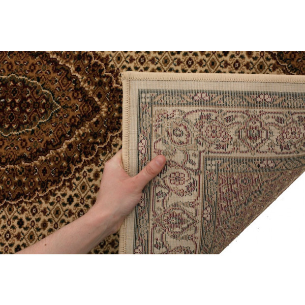 Stunning Formal Oriental Design Rectangular Floor Rug Cream Image 3