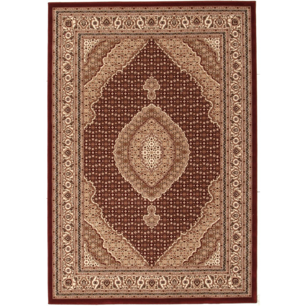 Stunning Formal Oriental Design Rectangular Floor Rug Red