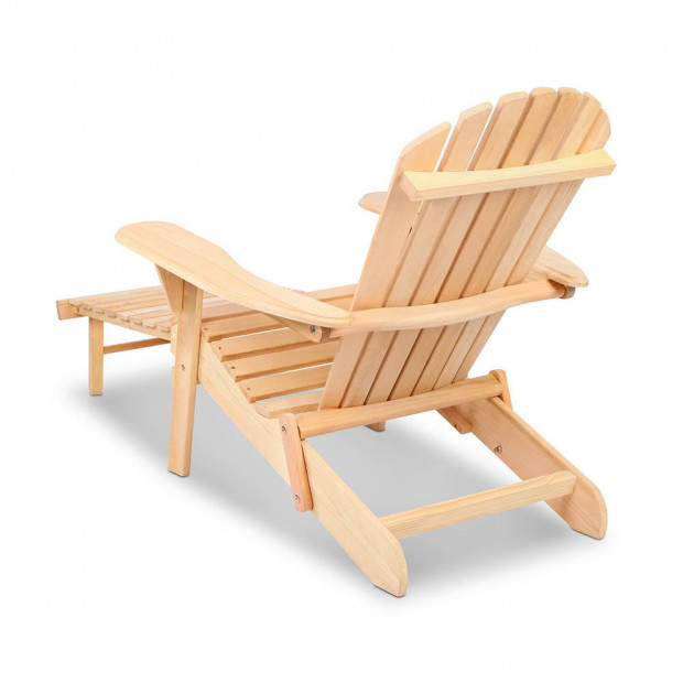 Adirondack Chair Set - Natural Image 7