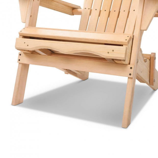 Adirondack Chair Set - Natural Image 3