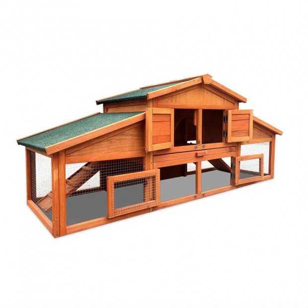 Chicken Coop Rabbit Hutch Hen Cage House
