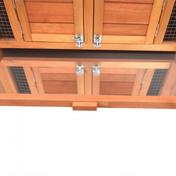Chicken Coop Rabbit Hutch Hen Cage House Image 3
