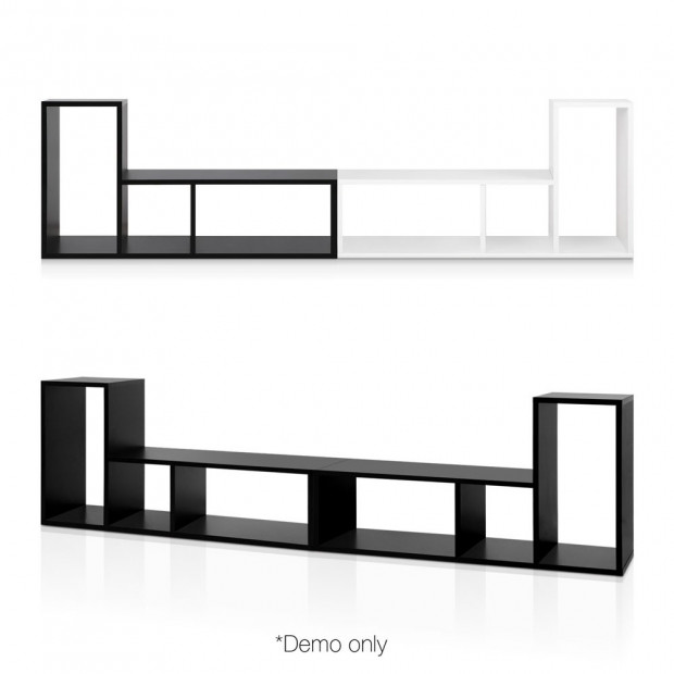 DIY L Shaped Display Shelf - Black Image 6
