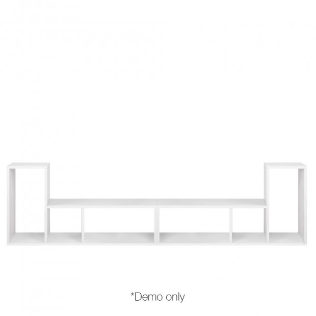 DIY L Shaped Display Shelf - White Image 4