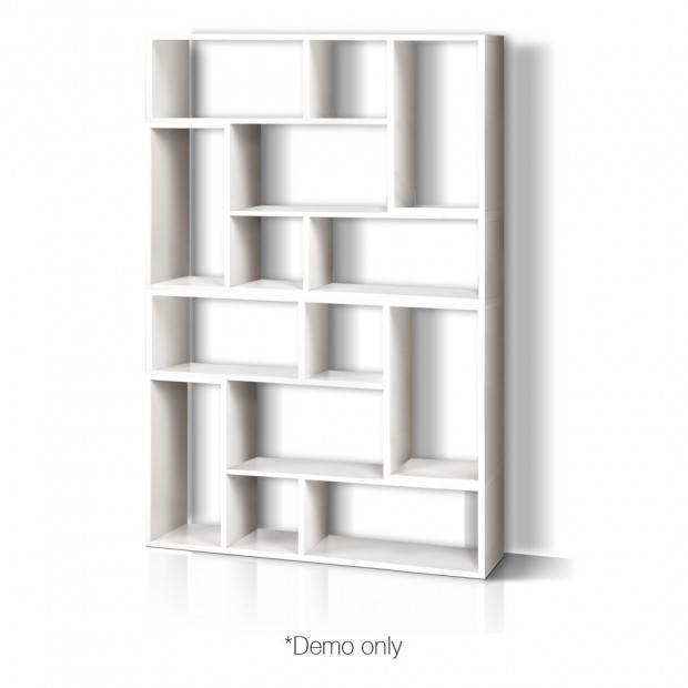 DIY L Shaped Display Shelf - White Image 6