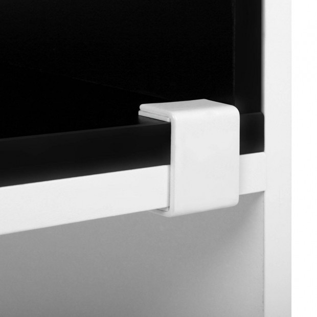 DIY L Shaped Display Shelf - White Image 8