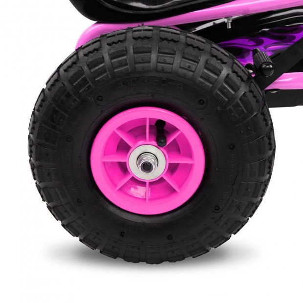 Kids Pedal Go Kart - Pink Image 5