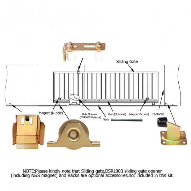 Sliding Gate Hardware Kit Image 8