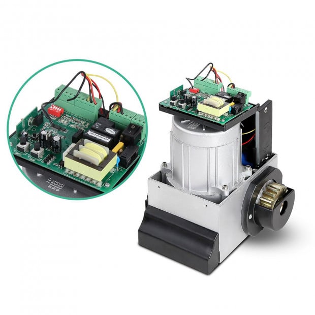 1200kg Automatic Sliding Gate Opener with 2 Remote Controllers Image 6