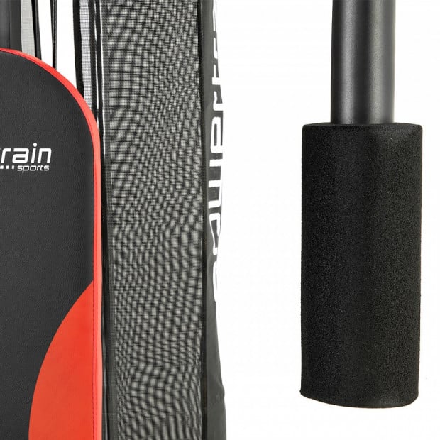 Powertrain Home Gym Multi Station with 110lb Weights, Boxing Punching Bag, and Speed Bag Image 4
