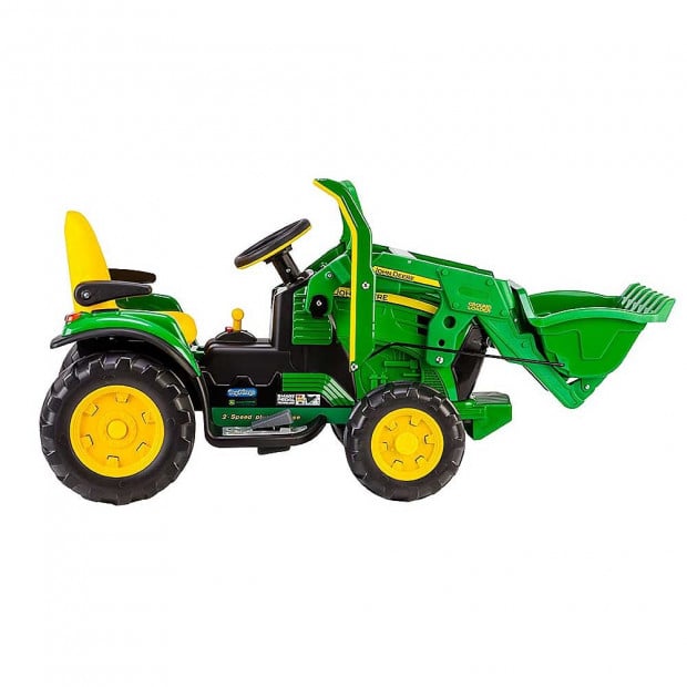 John Deere Kids Ride On 12V Ground Loader Image 3