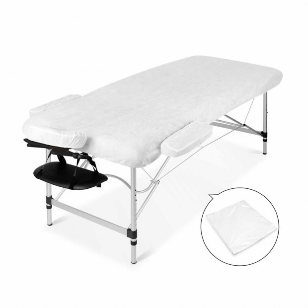 75cm Professional Aluminium Portable Massage Table - Black Image 8